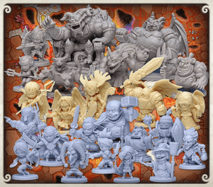 arcadia quest inferno - les figurines