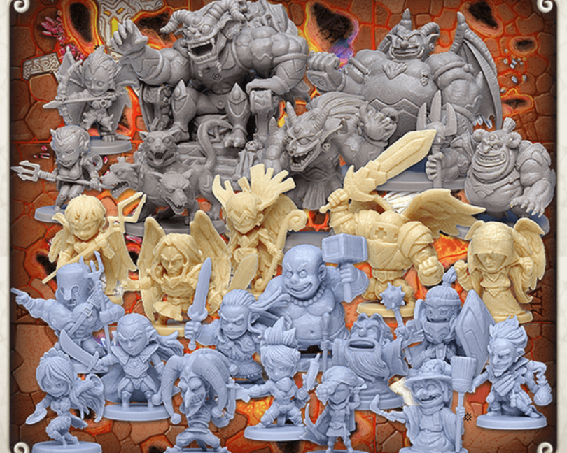 arcadia quest inferno - les figurines