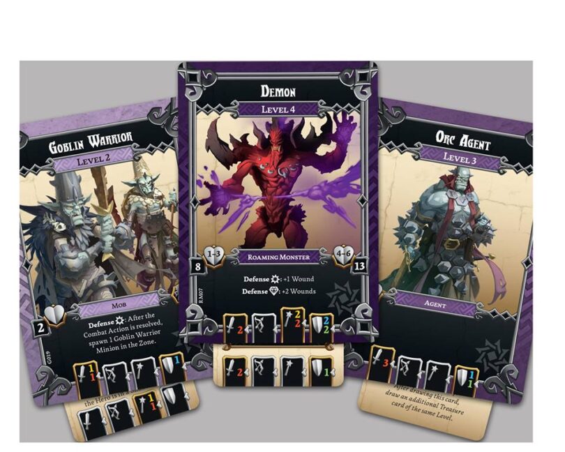 massive darkness-cartes monstres