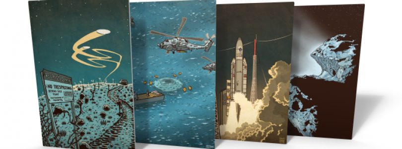 KS space race -illustrations