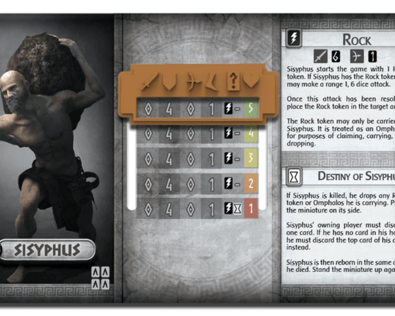 Pledge Mythic Battles Pantheon - Sisyphe