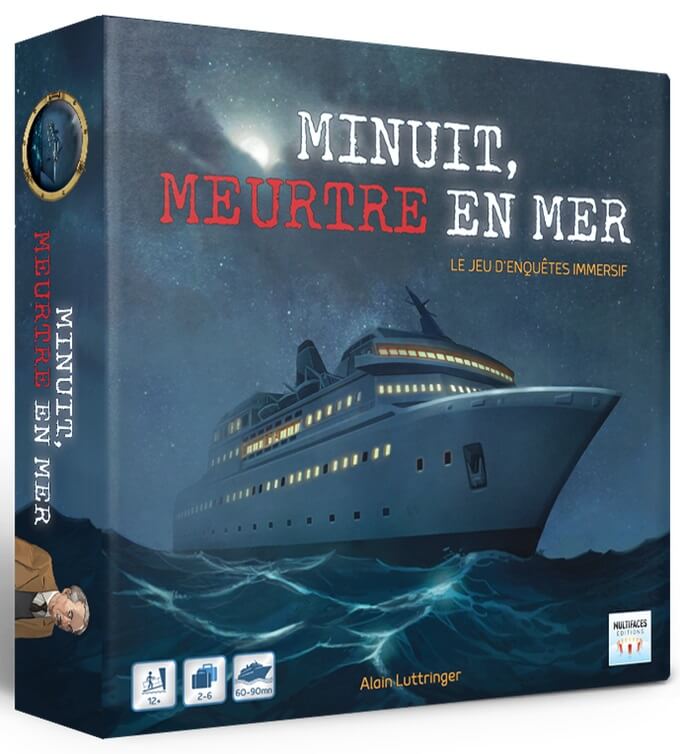 jeu Minuit Meurtre en mer - Kickstarter Minuit Meurtre en mer de Multifaces Editions - KS Multifaces