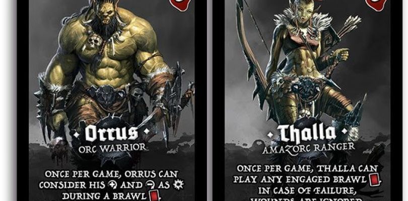 Jeu de cartes OrcQuest - Cartes Orrus & Thalla