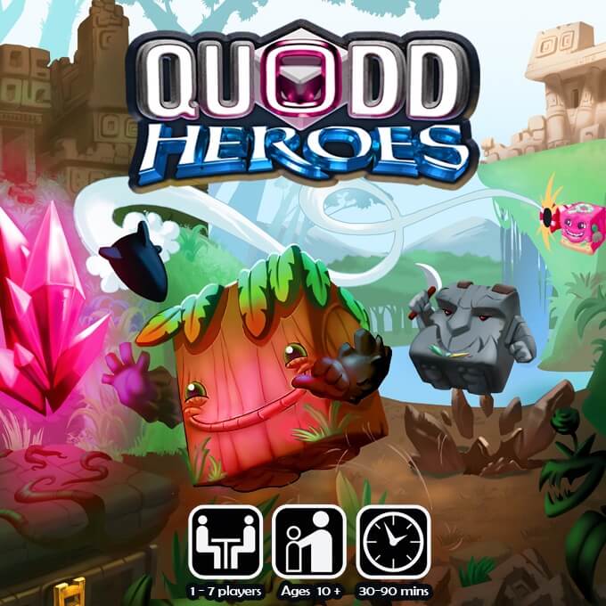 Kickstarter Quodd Heroes - Jeu Quodd Heroes de Ryan Iler - KS Wonderment Games