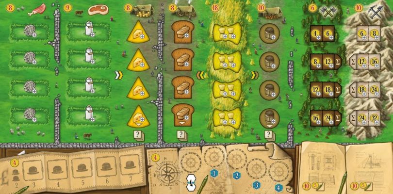 Clans of Caledonia - Player Board