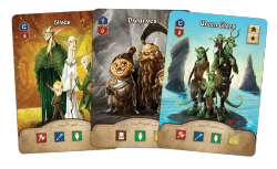 Rise to Nobility - Settlers cards - Elves, Dwarves and Green Elves