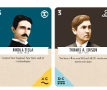 Jeu Tesla Vs. Edison: Duel - Kickstarter Tesla Vs Edison : Duel - KS Artana