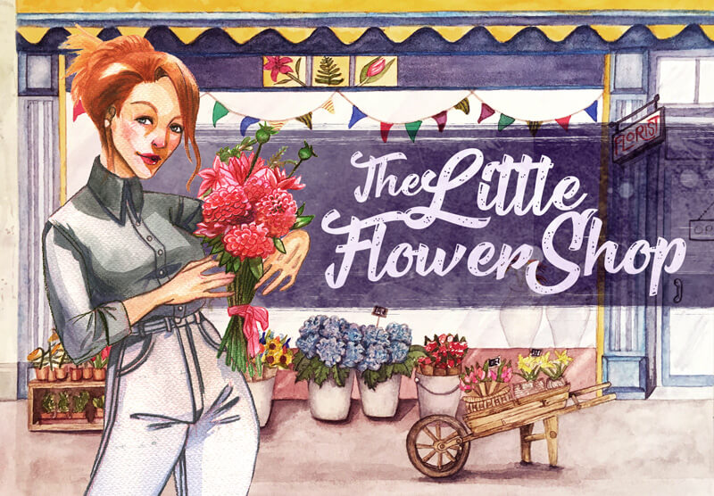 Jeu The Little Flower Shop - Kickstarter Little Flower Shop - KS Steve Finn