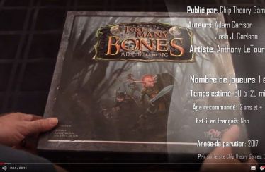 Too Many Bones Règles - Zone jeux de société