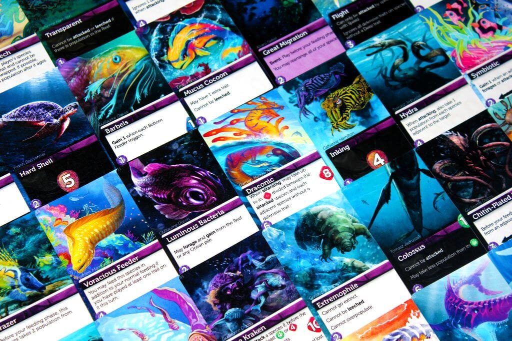 Jeu Oceans par North Star Games - The Deep - Cartes
