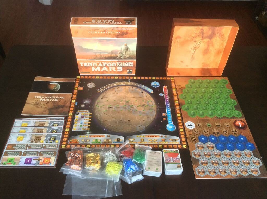 Jeu Terraforming Mars - matériel