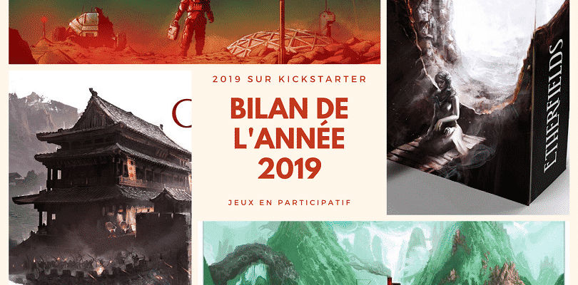 bilan des jeux en financement participatif - Kickstarter 2019