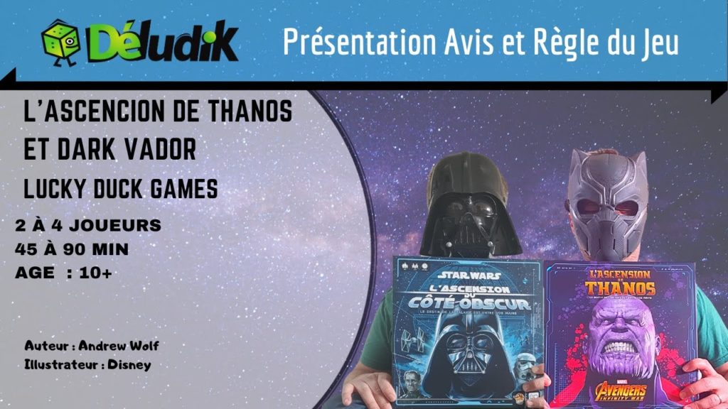 Jeux L'ascension de Thanos et L'Ascension du Côté obscur par Lucky Duck Games