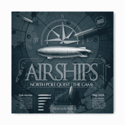 jeu Airships. North Pole Quest - par Max Pinucci 