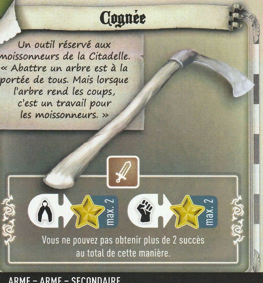 7eme Citadelle - La cognée