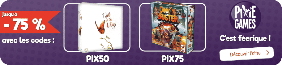 promo jeux pixie à 50 et -70