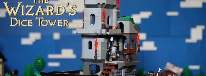 The Wizards Dice Tower - A Game Tank Brick Set