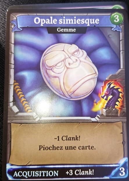 Clank - carte Opale simiesque