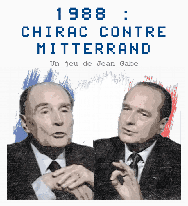jeu 1988 : Chirac contre Mitterrand - par Worldwide Games