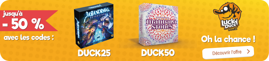 Sélection de jeux Lucky Duck Games à -25 et -50%