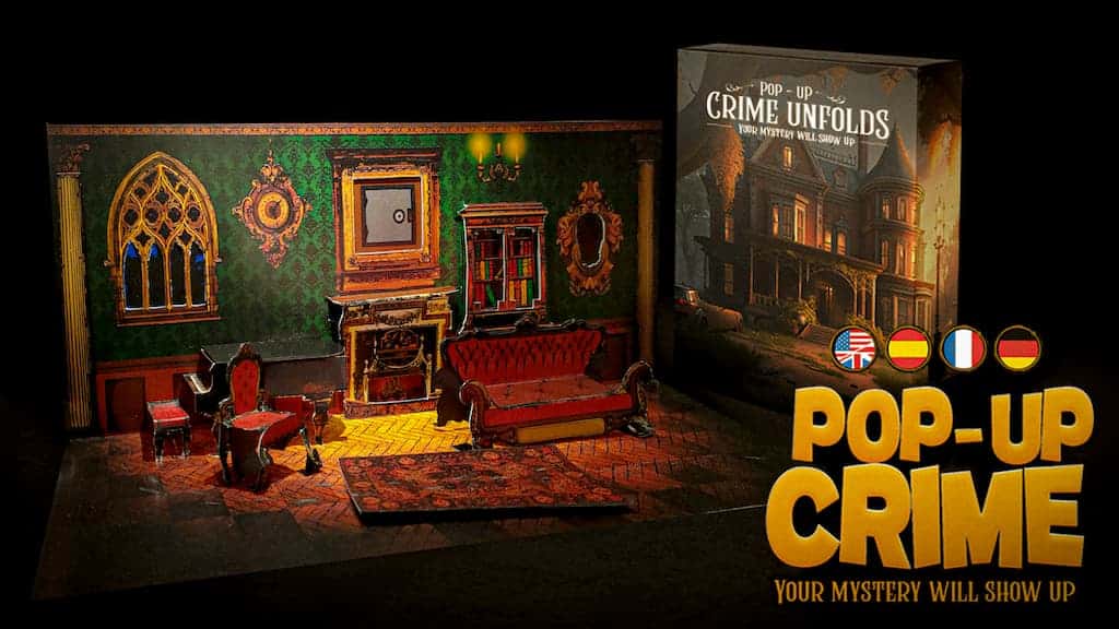 Crime Unfolds : Pop-Up Mystery Escape Game