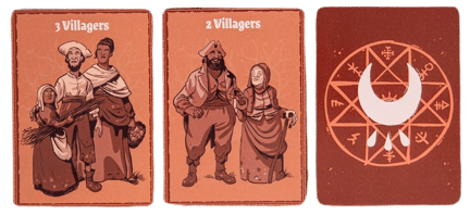 Witchcraft! Prototype - les villageois (et une partie perdue bien vite !)