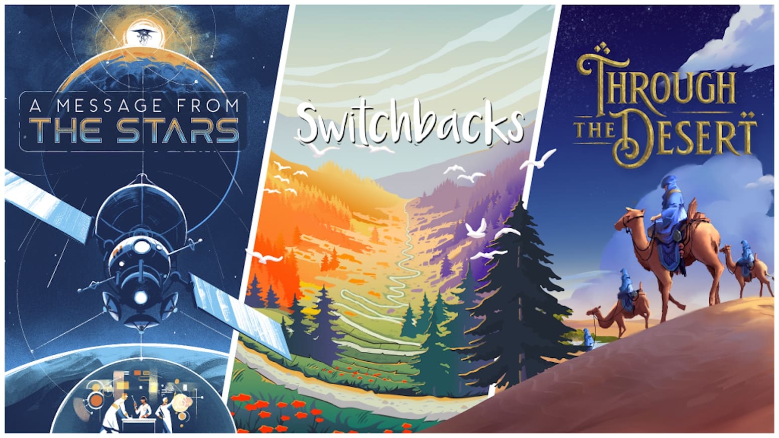 Through the Desert, A Message From the Stars, Switchbacks par Allplay