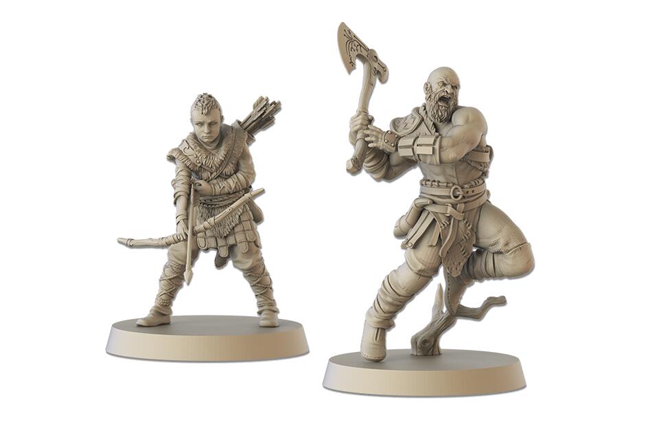 God of War - par CMON - figs héros